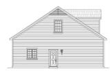 Country House Plan - Crescent 18050 - Left Exterior