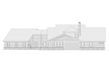 Classic House Plan - Chadwick 18092 - Rear Exterior