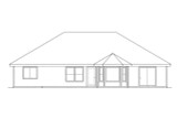 Secondary Image - Traditional House Plan - Eldon 18103 - Rear Exterior