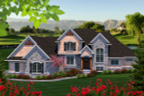 Classic House Plan - 18146 - Front Exterior