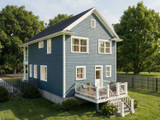 Bungalow House Plan - 18236 - Right Exterior