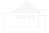 European House Plan - Burrows 18278 - Rear Exterior