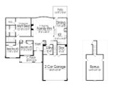 Ranch House Plan - 18351 - 1st Floor Plan