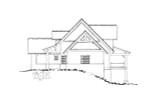 Country House Plan - Coal Creek II 18409 - Right Exterior