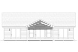 Ranch House Plan - Ketchikan 18427 - Rear Exterior
