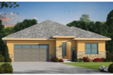 Mediterranean House Plan - Kinsey 18607 - Front Exterior