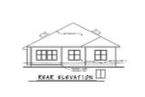 Secondary Image - Mediterranean House Plan - Kinsey 18607 - Rear Exterior