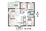 Country House Plan - Miranda 5 18698 - 1st Floor Plan