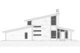 Modern House Plan - Ridgeview 18708 - Front Exterior