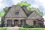 Southern House Plan - Greywood 18754 - Front Exterior