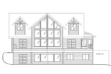 Lodge Style House Plan - 18867 - Rear Exterior
