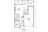 Modern House Plan - Tarpon 18927 - 1st Floor Plan