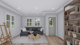 Craftsman House Plan - Lydia 18981 - Den