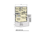 Craftsman House Plan - 19059 - 1st Floor Plan