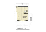 Craftsman House Plan - 19059 - Basement Floor Plan