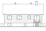 Secondary Image - Country House Plan - Aspen Creek 19126 - Rear Exterior