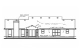 Secondary Image - Ranch House Plan - Alberta Falls II 19159 - Rear Exterior