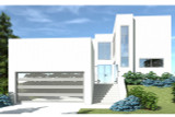 Modern House Plan - Verdigris 19225 - Front Exterior