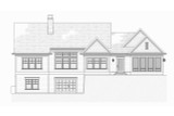 Ranch House Plan - Stafford 19258 - Rear Exterior