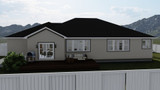 Ranch House Plan - Maria 19442 - Rear Exterior