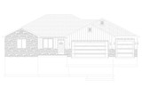 Ranch House Plan - Maria 19442 - Front Exterior