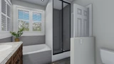 Ranch House Plan - Maria 19442 - Master Bathroom