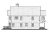 Cape Cod House Plan - Ivanhoe 19459 - Left Exterior