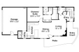 Contemporary House Plan - Parkview 19473 - 1st Floor Plan
