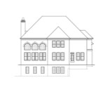 Traditional House Plan - 19506 - Rear Exterior