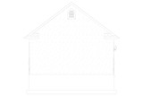 Traditional House Plan - Gersbach 19534 - Rear Exterior