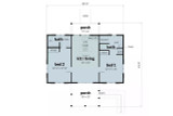 Bungalow House Plan - Cattail 19555 - 1st Floor Plan