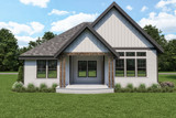 Secondary Image - European House Plan - 19637 - Rear Exterior