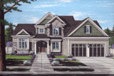 Traditional House Plan - Clearview 19789 - Front Exterior