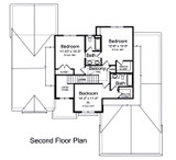 Secondary Image - Traditional House Plan - Clearview 19789 - 2nd Floor Plan