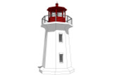 Cape Cod House Plan - Kittee's Lighthouse 19846 - Rear Exterior