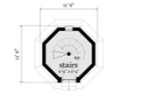 Cape Cod House Plan - Kittee's Lighthouse 19846 - 1st Floor Plan