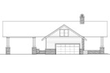 Lodge Style House Plan - Spindrift 19938 - Right Exterior