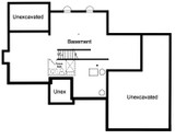 Craftsman House Plan - The Groveport 20047 - Basement Floor Plan