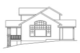 Craftsman House Plan - Mathis 20072 - Right Exterior