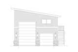Contemporary House Plan - Falmouth 20183 - Front Exterior