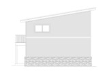 Contemporary House Plan - Falmouth 20183 - Rear Exterior