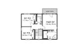 Secondary Image - Contemporary House Plan - 20424 - 2nd Floor Plan