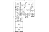 European House Plan - Cambridge 20461 - 1st Floor Plan