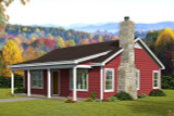 Cottage House Plan - Willow Cove 20496 - Front Exterior