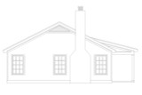 Secondary Image - Cottage House Plan - Willow Cove 20496 - Left Exterior