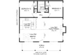 Cottage House Plan - Willow Cove 20496 - 1st Floor Plan