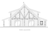Lodge Style House Plan - 20500 - Front Exterior