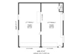 Classic House Plan - 20536 - 1st Floor Plan