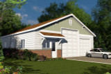 Traditional House Plan - 20590 - Front Exterior