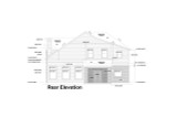 European House Plan - Marie Estate 20615 - Rear Exterior